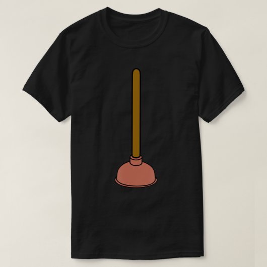 Toilet Plunger T-Shirt (Design voorkant)