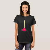 Toilet Plunjer Badkamer T-shirt (Voorkant volledig)