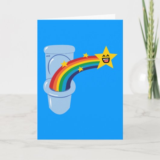 Toilet Rainbow Kaart (Voorkant)