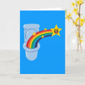 Toilet Rainbow Kaart (Gele Bloem)