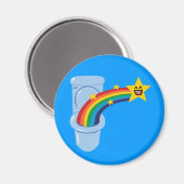 Toilet Rainbow Magneet (Voorkant / Achterkant)