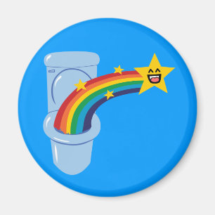 Toilet Rainbow Magneet