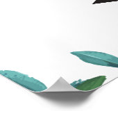 Toilet Richtingen Pijl-links Berichten Poster (Hoek)