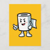 Toilet Roll Briefkaart (Voorkant)