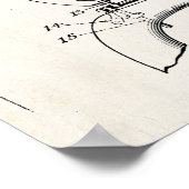 Toilet Seat and Hoesje 1936 Patent Print Poster (Hoek)