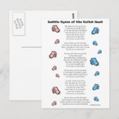 Toilet Seat Briefkaart (Voorkant / Achterkant)