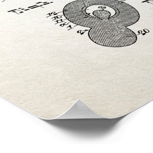 Toilet Seat Patent Poster (Hoek)