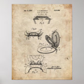 Toilet Seat Patent Poster (Voorkant)
