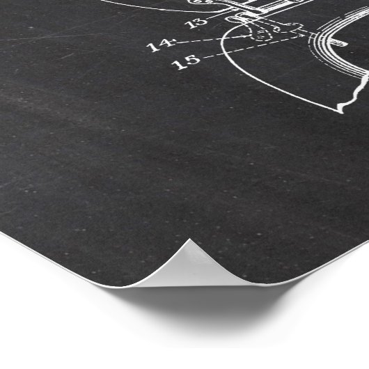 Toilet Seat Patent Poster (Hoek)