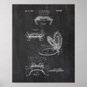 Toilet Seat Patent Poster (Voorkant)