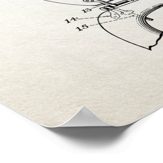 Toilet Seat Patent Poster (Hoek)