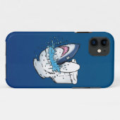 Toilet Shark Funny Blue Cartoon Case-Mate iPhone Case (Achterkant (horizontaal))