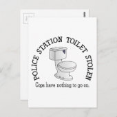 Toilet Stolen Briefkaart (Voorkant / Achterkant)