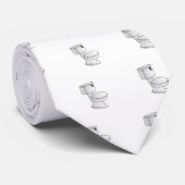 Toilet Stropdas (Opgerold)