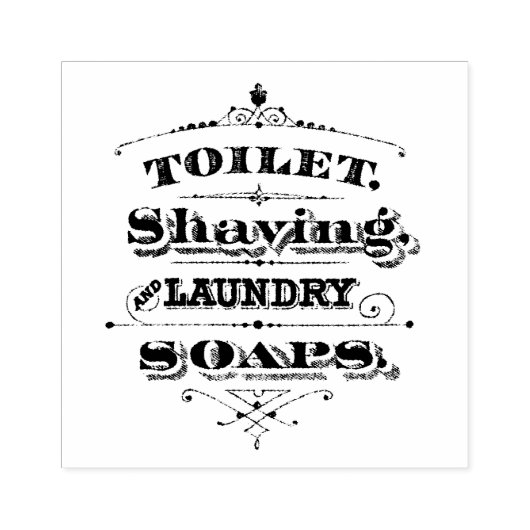 Toilet Sying Laundry Soaps Rubber Art Stempel (Afrduk)