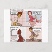 Toilet Talk Briefkaart (Voorkant)