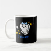 Toilet Time Chikawa Meme Funny Tee Koffiemok (Links)