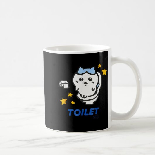 Toilet Time Chikawa Meme Funny Tee Koffiemok (Rechts)