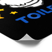 Toilet Time Chikawa Meme Funny Tee  Poster (Hoek)