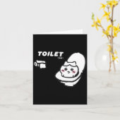 Toilet Time Chikawa Meme Tee  Kaart (Gele Bloem)