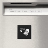 Toilet Time Chikawa Meme Tee  Magneet (Insitu (Vaatwasser))