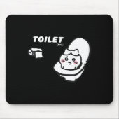 Toilet Time Chikawa Meme Tee  Muismat (Voorkant)
