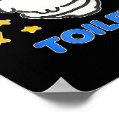 Toilet Time Chikawa Meme Tee Poster (Hoek)