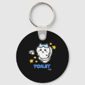 Toilet Time Chikawa Meme Tee  Sleutelhanger (Voorkant)