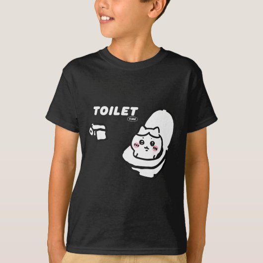 Toilet Time Chikawa Meme Tee  T-shirt (Voorkant)