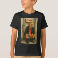 Toilet Troon Koning – Satirisch Trump Kunstwerk