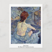 Toilet, van Henri de Toulouse-Lautrec Briefkaart (Voorkant)