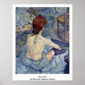 Toilet, van Henri de Toulouse-Lautrec Poster (Voorkant)