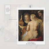 Toilet van Venus door Peter Paul Rubens Briefkaart (Voorkant / Achterkant)
