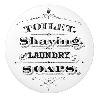 toiletartikelen voor wasgoed keramische knop