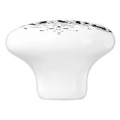 toiletartikelen voor wasgoed keramische knop (Zijkant)