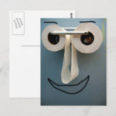 toiletglimlach briefkaart (Voorkant / Achterkant)