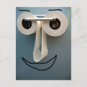 toiletglimlach briefkaart