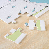 toilethond legpuzzel (Zijkant)