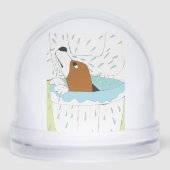 toilethond sneeuwbol (Voorkant)