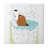 toilethond tegeltje (Voorkant)