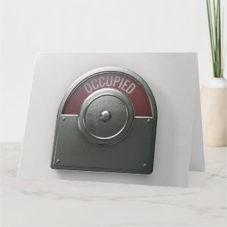 Toiletindicator Bezette Kaart