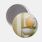 Toiletkom in hotelkamer magneet (Voorkant / Achterkant)