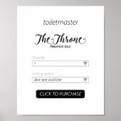 Toiletmaster Bathroom Print (Voorkant)