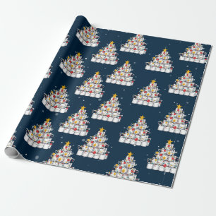toiletpapier 2020, grappig kerstfeest cadeaupapier