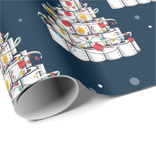 toiletpapier 2020, grappig kerstfeest cadeaupapier (Rol Hoek)