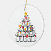 toiletpapier 2020, grappig kerstfeest keramisch ornament (Links)