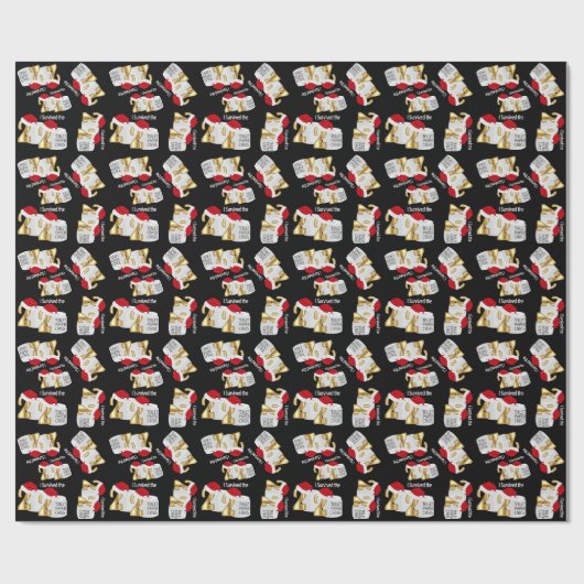 Toiletpapier 2020 - Kerstmis Cadeaupapier (Vlak)