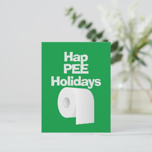 Toiletpapier Briefkaart (Staand voorkant)