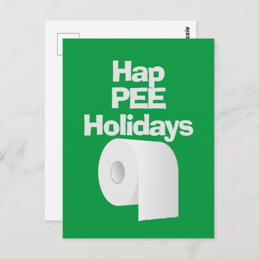 Toiletpapier Briefkaart (Voorkant / Achterkant)