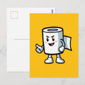 Toiletpapier Briefkaart (Voorkant / Achterkant)